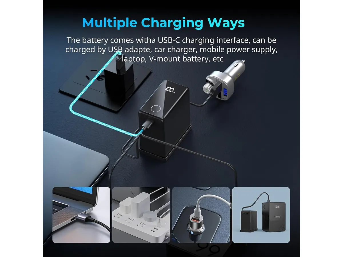 SMALLRIG NP-F970 USB-C Battery Review: 10500mAh Power Hub